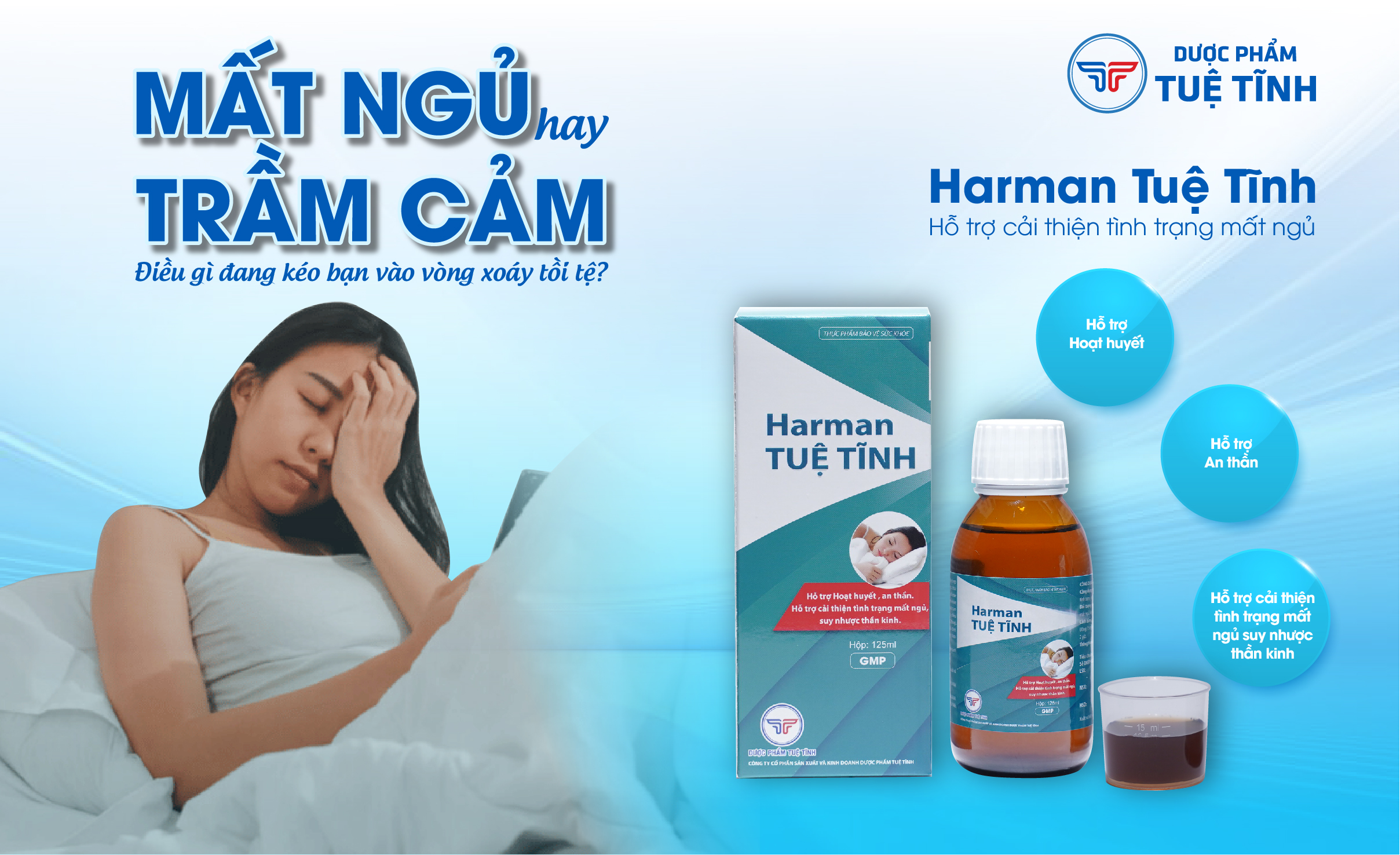 Mất ngủ hay trầm cảm: Hãy để Harman Tuệ Tĩnh giúp bạn thoát khỏi vòng xoáy tồi tệ?