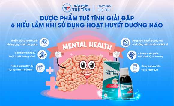 Dược phẩm Tuệ Tĩnh giải đáp 6 hiểu lầm phổ biến khi sử dụng hoạt huyết dưỡng não 