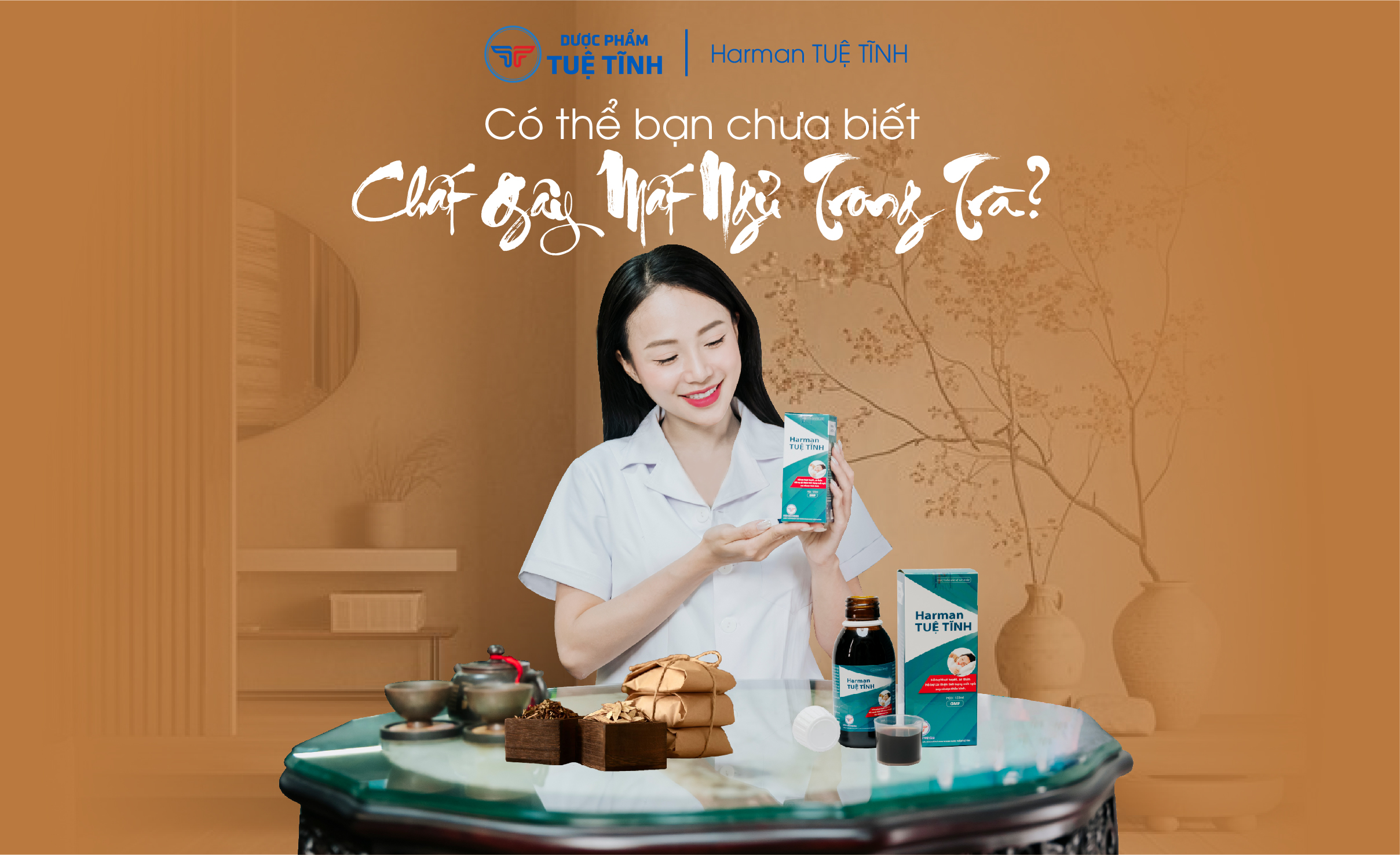 Xóa tan nỗi lo mất ngủ của người yêu trà bằng Harman Tuệ Tĩnh